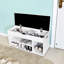 8 Pair Shoe Storage Bench