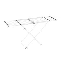 JAUREE 79 Inches Clothes Drying Rack, Stainless Steel Garment Rack  Adjustable and Foldable Space Saving Laundry Drying Rack for Indoor Outdoor  with 20