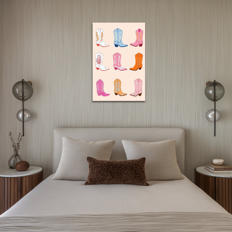 Toile Western, art mural Western Cowgirl, H 32 po x l 24 po