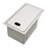 16.9'' L Drop-In Single Bowl Stainless Steel Kitchen Sink