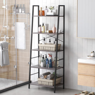 5-layer freestanding bookshelf