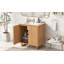 Ensemble de meuble-lavabo 30 po avec lavabo, armoire combinée, armoire de rangement pour salle de bain, structure en bois massif-106668099