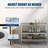Stainless Steel Prep & Work Table w/2 Adjustable Shelves