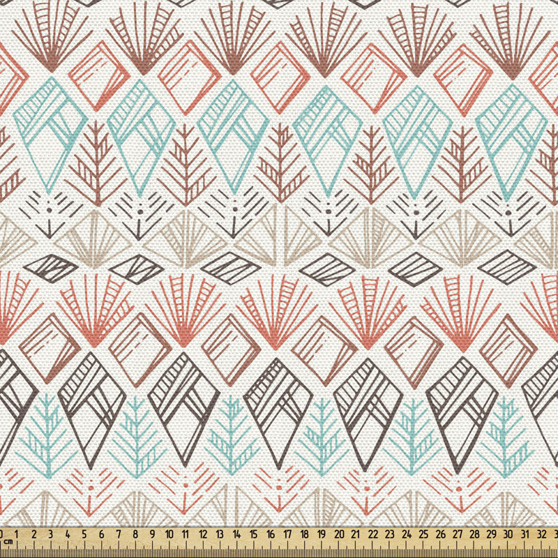 \ Tissu bohème Ambesonne, l 58 po x L 108 po