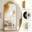Arched Antique Ornate Full Length Floor Mirror -464605059-464605058