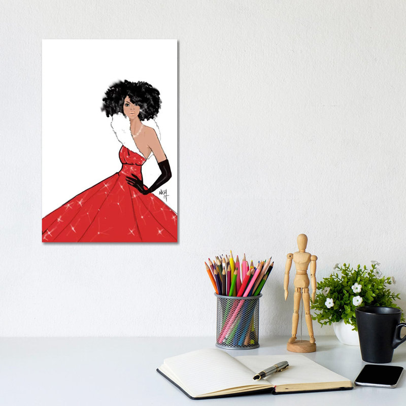 Xmas by Nicholle Kobi - Print on Canvas, Wrapped Canvas, 20.32 cm H x 30.48 cm W