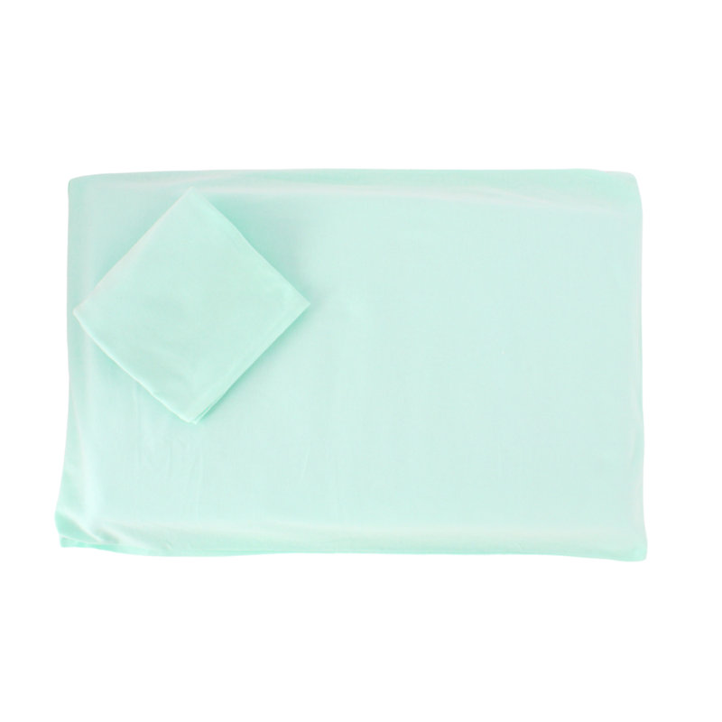 Grimes Friends 100% Cotton Cot Pillowcase, Mint
