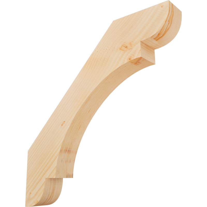 Attelle de genou olympique, Sapin de Douglas, H 24 po x l 3,5 po x P 24 po, Attelle lisse