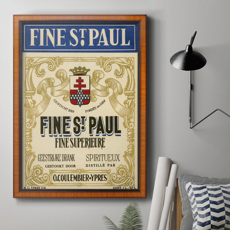 Toile encadrée Fine St. Paul, H 20 po x l 16 po x P 2,5 po