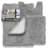 Kriebel Luxury Ultra Soft Bathroom Rugs with Non-Slip Backing (Set of 3)-622679186