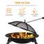 Bulle Round Iron Wood Burning Fire Pit