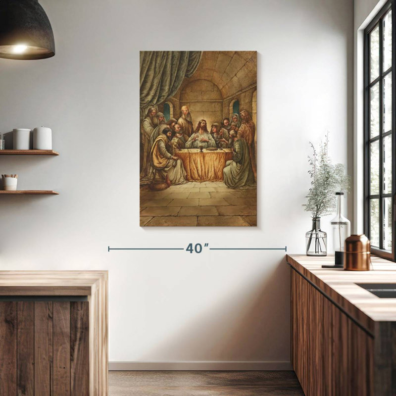 La dernière Cène, H 39 po x l 26 po