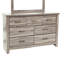 DRESSER en chêne gris