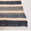 Tapis rayé en jute / coton / laine tissé à la main Wlikerson-1740129951