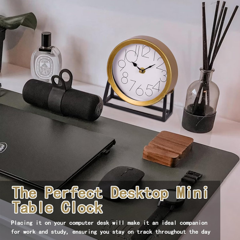 Modern Golden Clock Stand