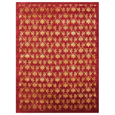 Jackie One-of-a-Kind 9' X 12' Area Rug in Red