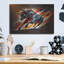 «Charging Bull» par Rey Klimt, art mural en métal-313532596