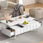 Table basse à plateau relevable avec 2 tiroirs et rangement caché Modern Space-98985018