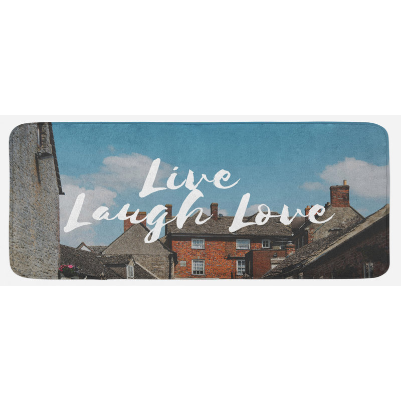 Tapis de cuisine Live Laugh Love