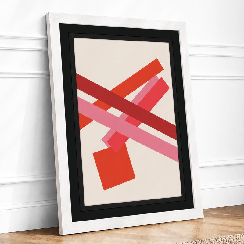 Rhythm Geometric - Print, A3 - 42.0 x 29.7 cm, White