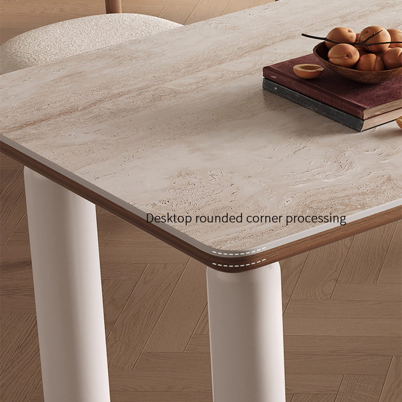 Table de salle à manger légère de luxe et haut de gamme, 29.92"H x 70.86"L x 31.49"W