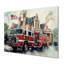 «Fire Truck In The Hamptons I», impression d'art mural pompier-751937857-751937881