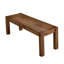 Banc de salle à manger 48 "en bois de grève, banc d'entrée de salle à manger, chêne naturel
