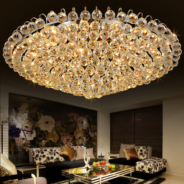 Picacho Crystal Chandelier, 25cm H x 60cm W x 60cm D