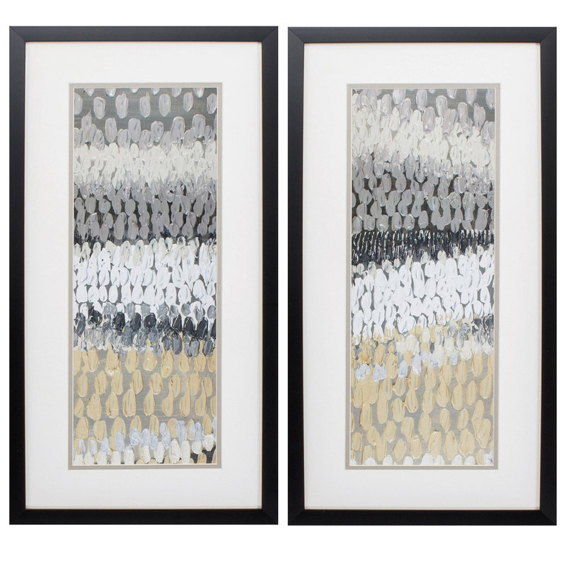 " Raindrops " 2 - Pieces