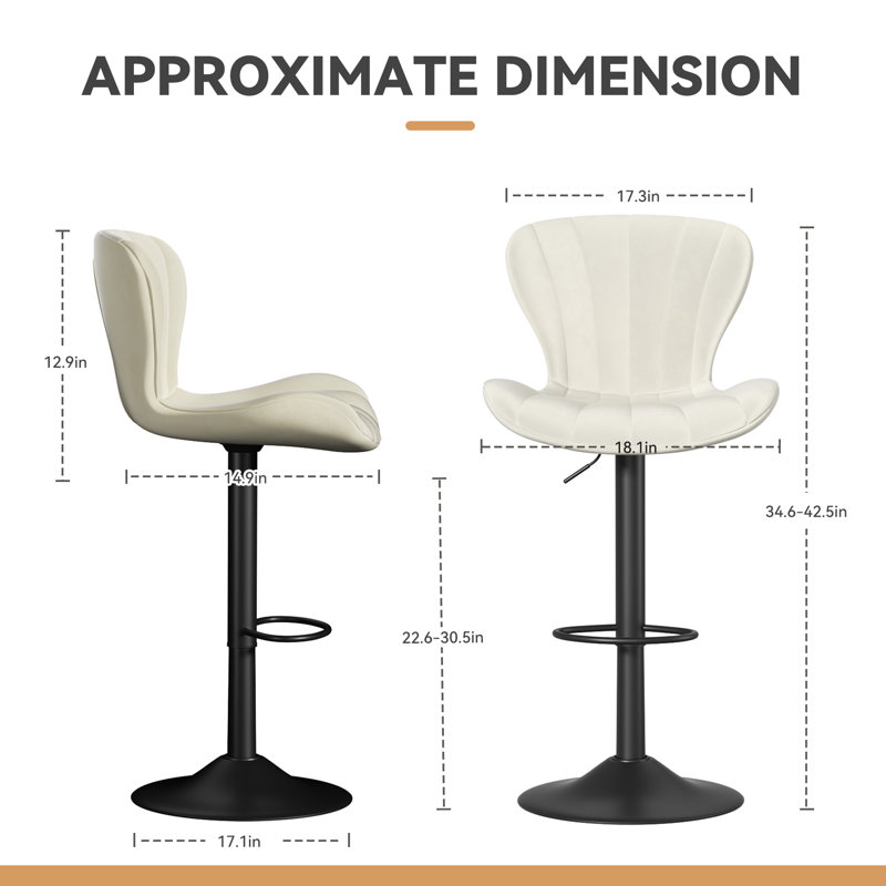 Upholstered Bar Chairs - Add a Touch of Luxury to Your Bar Area, White