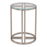 Lanterna Glass End Table