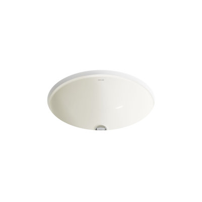 Caxton Ceramic Oval Undermount Bathroom Sink