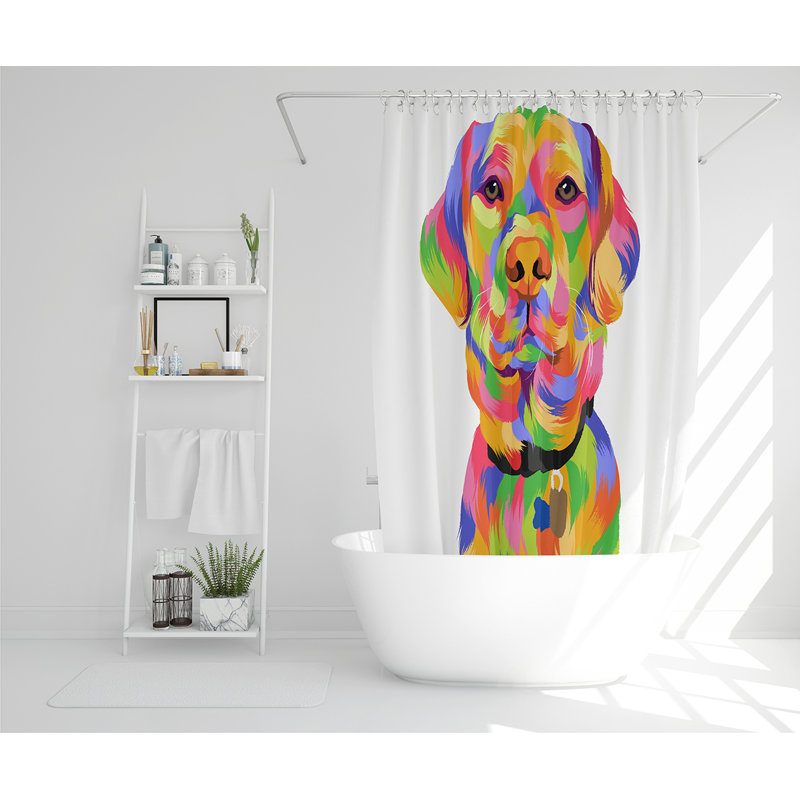 Ella-Leigh Polyester Shower Curtain