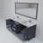Jacques 72 in. W x 22 in. D Double Bath Vanity, Faucet Set, and 70 in. Mirror-66637683-113024982