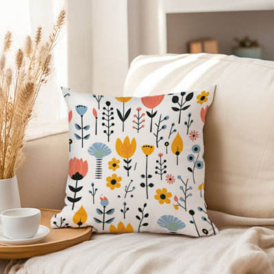 Botanical Scandinavian Flower Pattern I