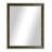 Ljubinka Wood Flat Wall Mirror-786684369