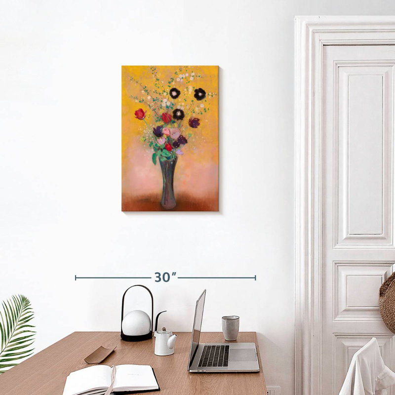 Vase de fleurs Harnek 1916, H 24 po x l 16 po