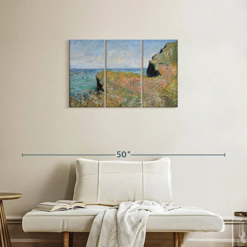 Gillard bord de la falaise Pourville, H 20 po x l 33 po