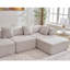 Canapé en L 140 po Modern Minimalist-24995535