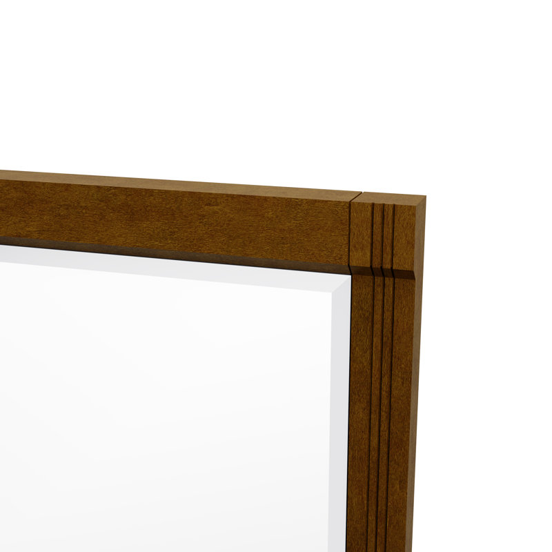 Bellshire Mirror, 38" x 30", Honey Oak