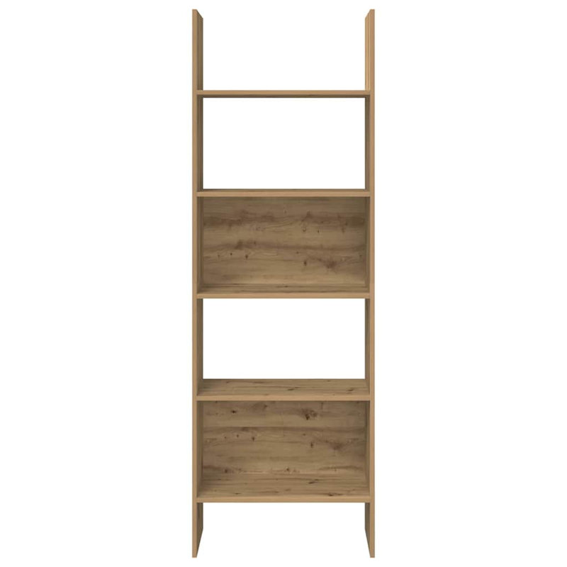 Book Cabinet Chipboard Standing Shelf Rack, Brown, (5 Shelves) 180cm H x 60cm W x 35cm D