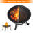 Martinique Round Steel Wood Burning Fire Pit