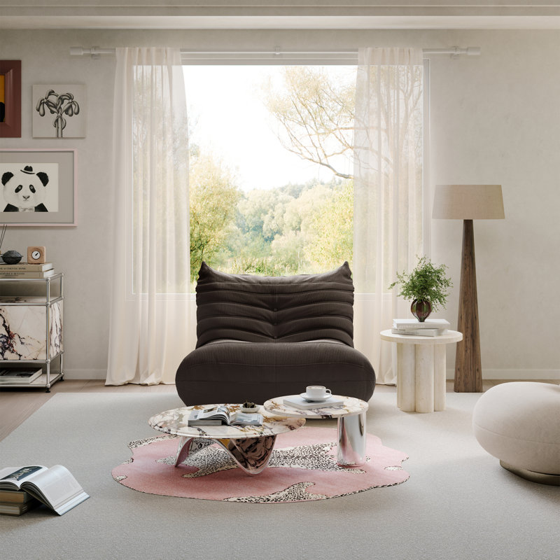Fauteuil à billes Castille Lazy, Brun