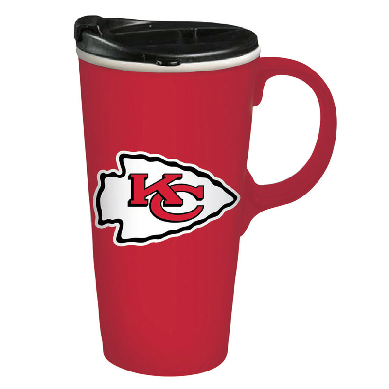 Tasse de voyage en céramique 17 oz NFL, Kansas City Chiefs