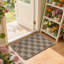Tapis moderne 36 po x 24 po avec passe-partout neutre et minimaliste