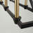 Notting Hill - 10-Light Island Light - Black/Brushed Brass