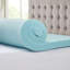 Surmatelas hypoallergénique en mousse viscoélastique gélifiée 3 po avec housse de refroidissement amovible-1813165575