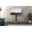 Base de meuble télé FITUEYES avec support pivotant réglable en hauteur pour téléviseur de 32 à 60 pouces, blanc-66304262