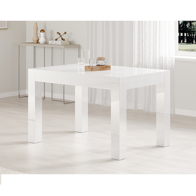 Addalynne Extendable Dining Table, White