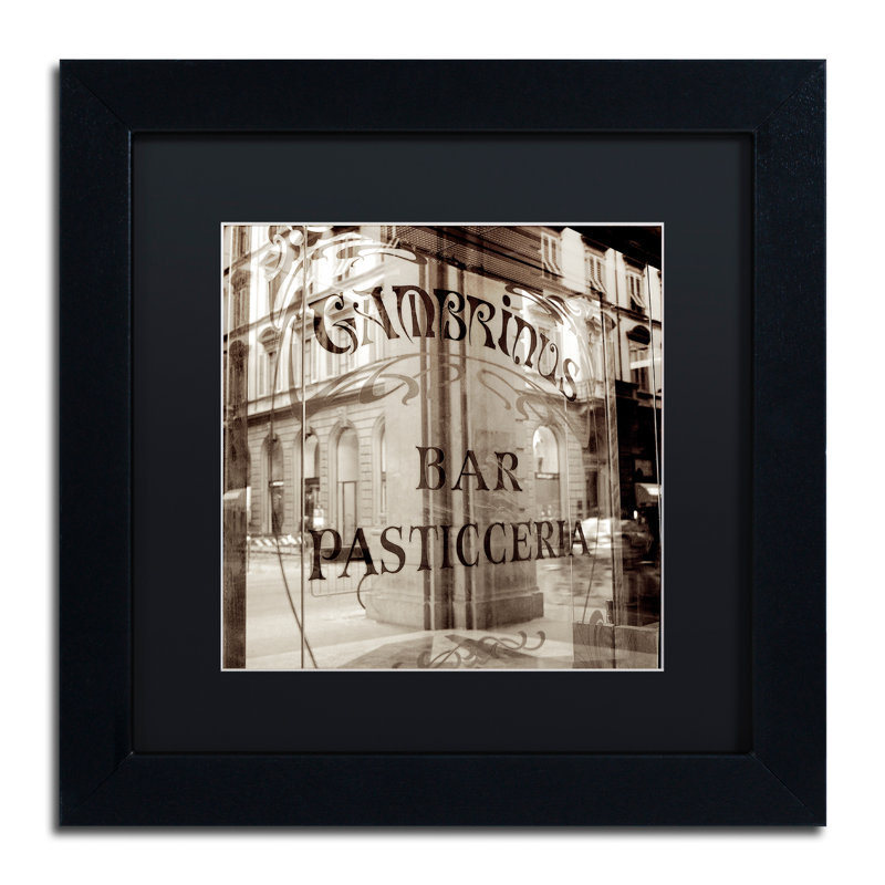 Alan Blaustein «Firenze IV», reproduction de photo encadrée, H 11 po x l 14 po x P 0,5 po, Noir